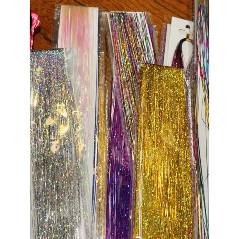 angel hair tinsel Multiple‎ Colors